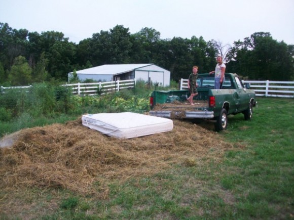 The redneck trampoline